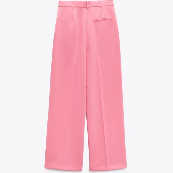 ZARA Wide Leg Pants Pink - Picture 5 of 5